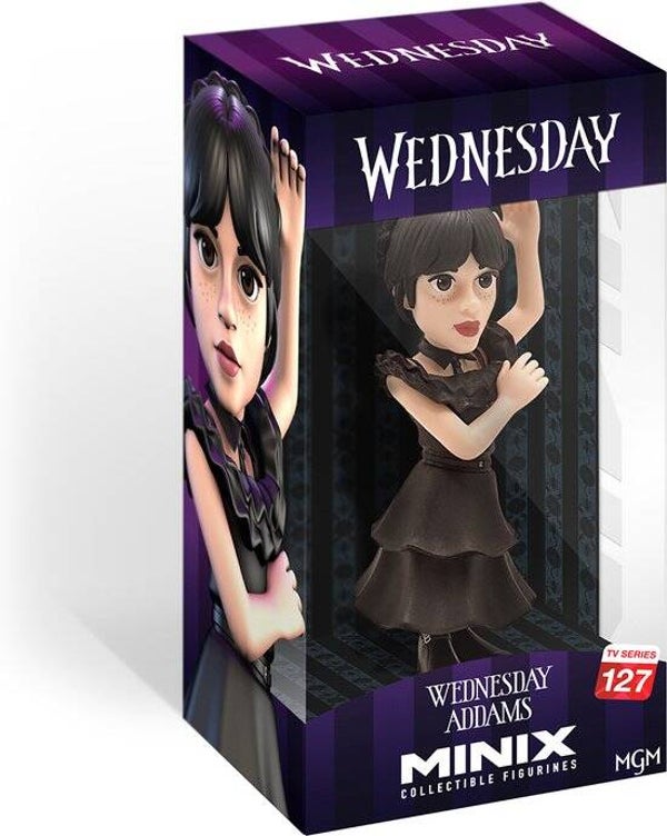 Minix TV Series #127 Wednesday Addams in Ball Dress | Figuur 12 cm | Verzamelitem