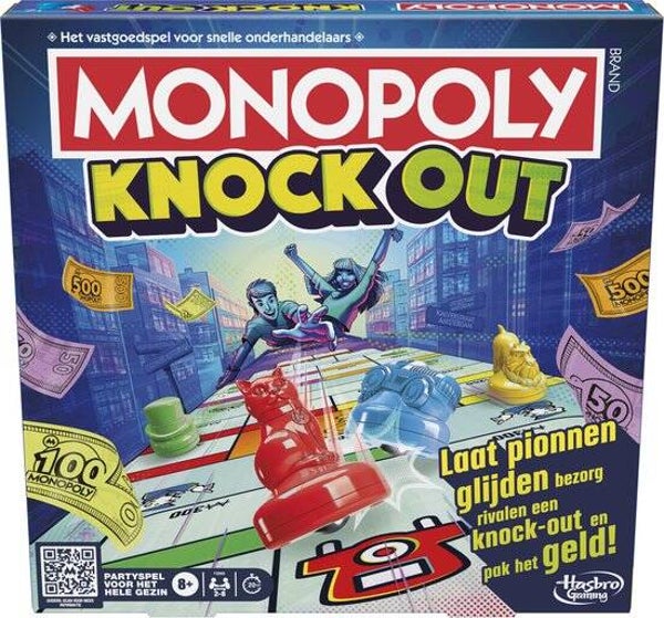 Monopoly Knockout Bordspel Nederlandse Editie | Gezelschapsspel