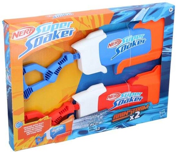 Nerf Super Soaker Rainstorm | Waterblaster 650 ml | 2 Stuks