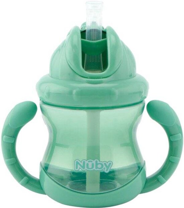 Nuby Flip-It Drinkbeker 240 ml | Groen | Kinderbeker