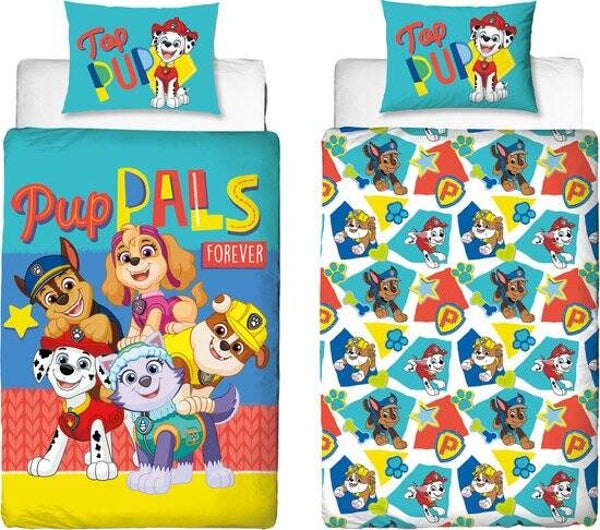 PAW Patrol Dekbedovertrek 140x200 cm | Inclusief Kussensloop | Polyester