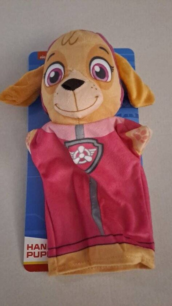 Paw Patrol Handpop Skye | Speelpop | Knuffel & Rollenspel