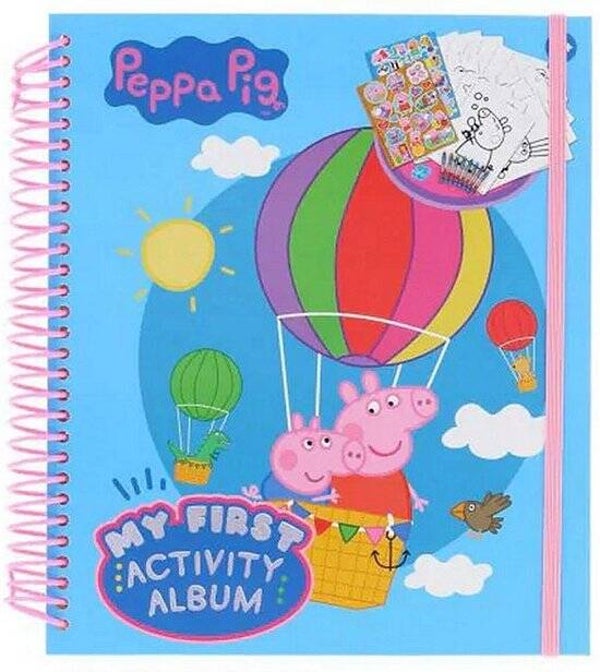 Peppa Pig My First Activity Album | Kleurboek met Stickers & Krijtjes