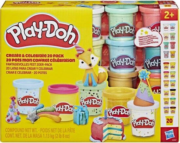 Play-Doh Heerlijk Creëren 20-Pack | Boetseerklei Set | Creatief Speelgoed