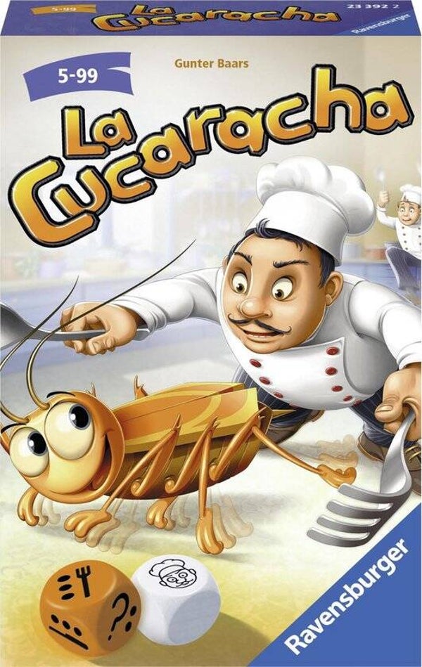 Ravensburger La Cucaracha Pocketspel | Reisspel | Kinderspel