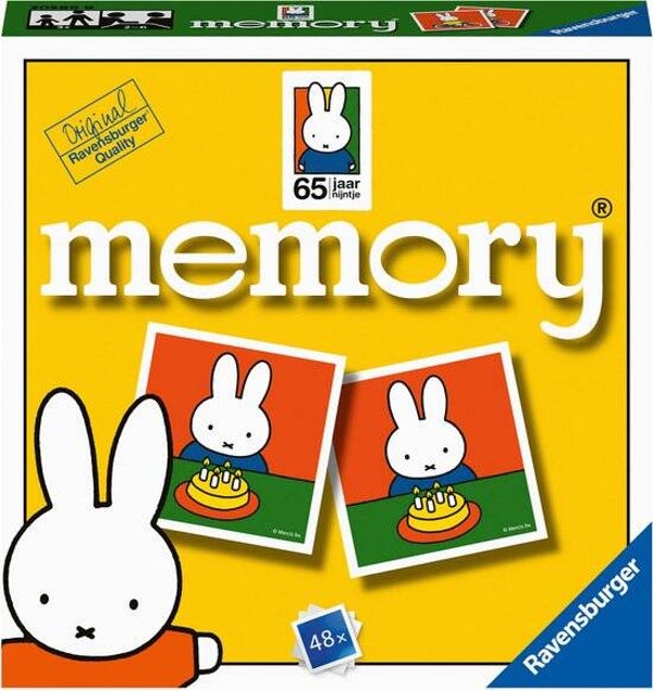 Ravensburger Mini Memory Nijntje | Kaartspel | Geheugenspel voor Jong en Oud