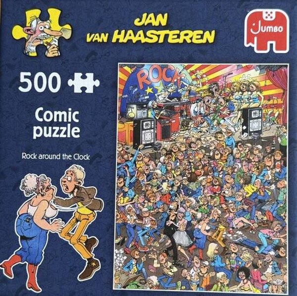 Jan van Haasteren Rock Around the Clock | Jumbo Comic Puzzle | 500 Stukjes