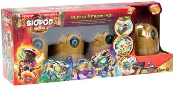 Silverlit YCOO Biopod Guardian of the East Dino | 4 Pack | Speelfiguren