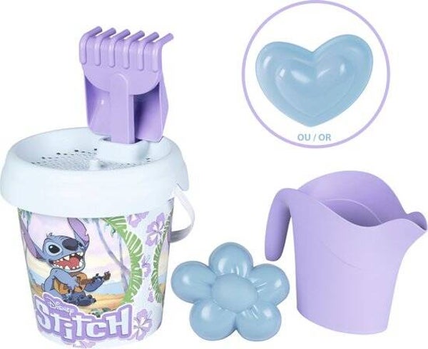 Smoby - Stitch Strandemmer met accessoires - Disney - Lilo & Stitch - Vanaf 18m.