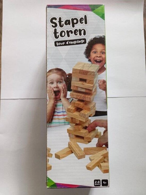 Stapeltoren - speelgoed - hout - spel - evenwichtsspel