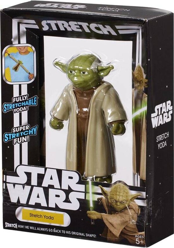 Star Wars Stretch Yoda | Rekbare Actiefiguur 15 cm | Stretch Speelgoed