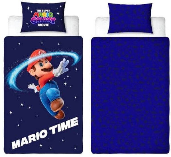 The Super Mario Galaxy Movie Dekbedovertrek 140x200 cm | Dubbelzijdig Kinderdekbedovertrek