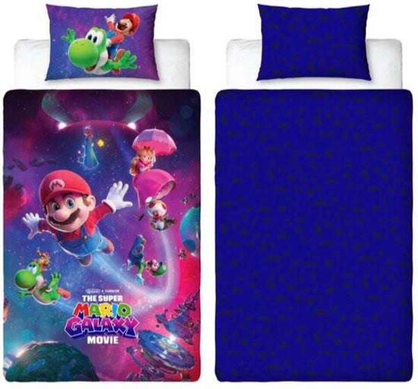 The Super Mario Galaxy Movie Dekbedovertrek 140x200 cm | Dubbelzijdig