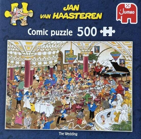 Jan van Haasteren The Wedding Comic Puzzle | Jumbo Puzzel 500 Stukjes