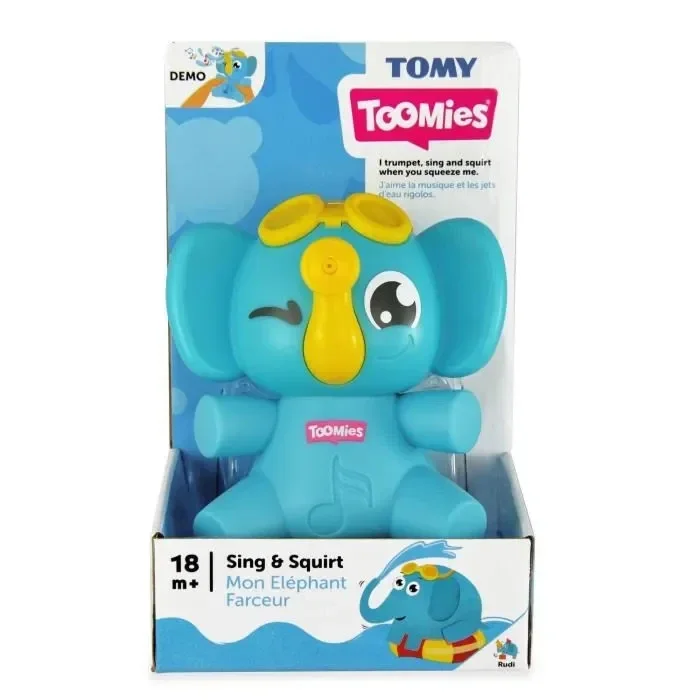 Toomies Rudi de Olifant Badspeelgoed met Geluid – Interactief Waterplezier