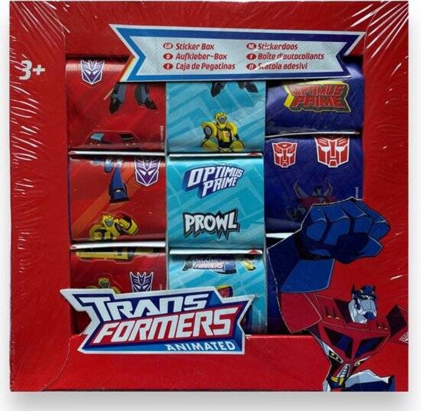 Transformers Sticker Box | Stickerset | Creatief Knutselplezier voor Kinderen