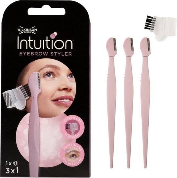 Wilkinson Intuition Eyebrow Styler | Wenkbrauw Scheermes | 3 Mesjes
