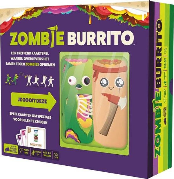 Zombie Burrito | Kaartspel | Actief Partyspel voor Familie en Vrienden