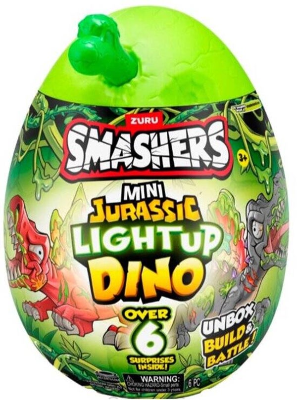 Zuru Smashers Mini Jurassic Light Up Dino | Dino Speelfiguur | Verrassing Speelgoed