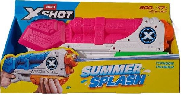 ZURU X-Shot Waterpistool Blaster Roze Typhoon Thunder | Water Speelgoed