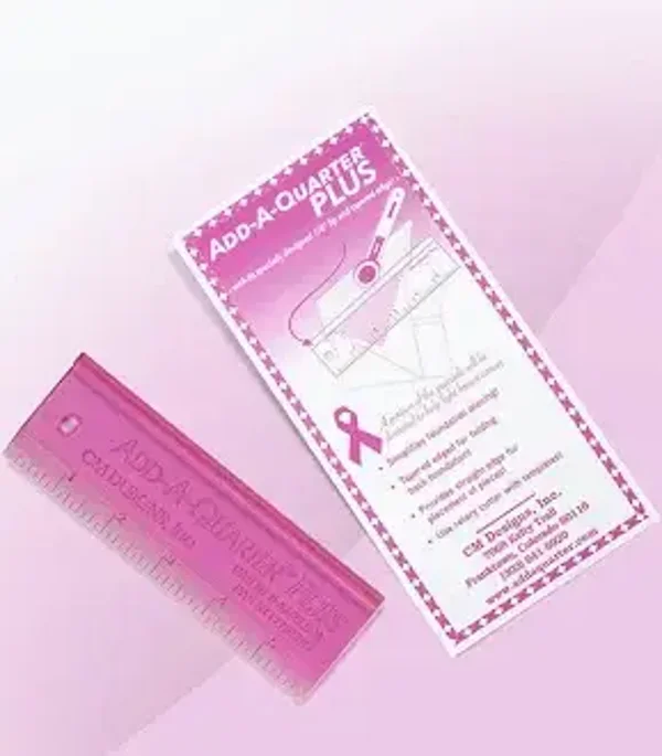 Add-a-Quarter ruler van 6 inch PINK RIBBON