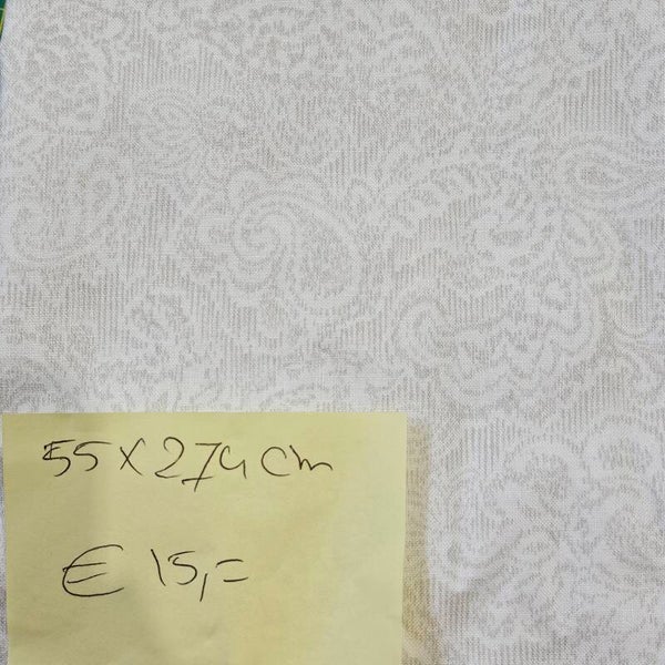 coupon stof dubbelbreed  55 cm x274 cm