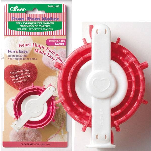 Pompom maker hart large