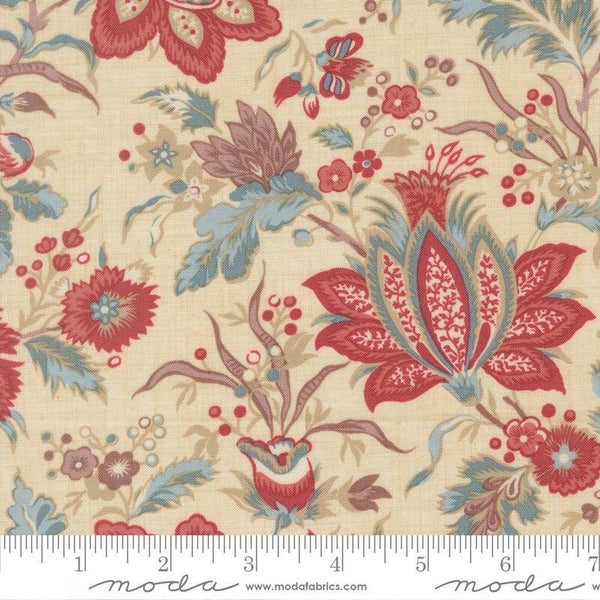 Q102 - stof  pearl -  Fleur de Paris - French General by Moda