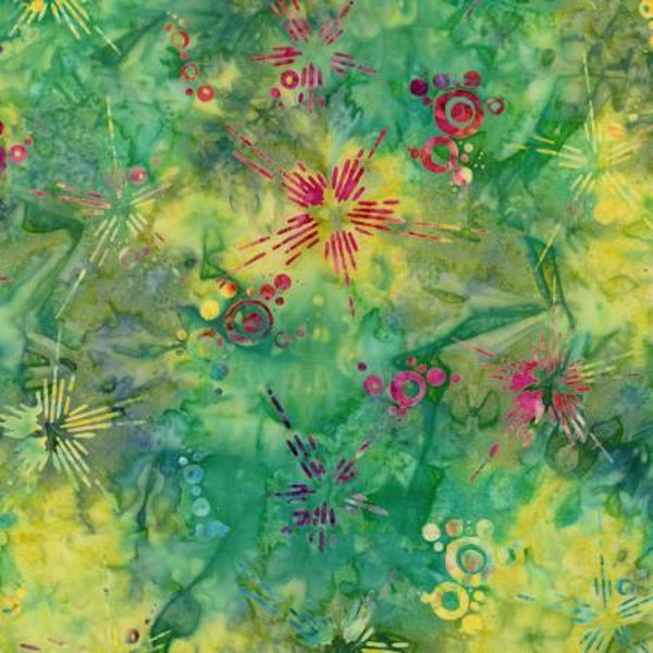 B162 - batikstof - garden - Timeless Treasures