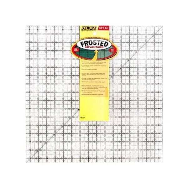 Liniaal 16,5 inch x 16,5 inch frosted/anti-slip - allee ophalen