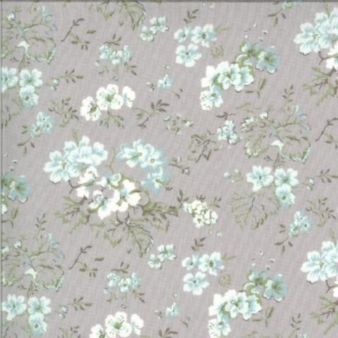 Q436- stof Field Floral grey- Dover - Branda Riddle  - Moda