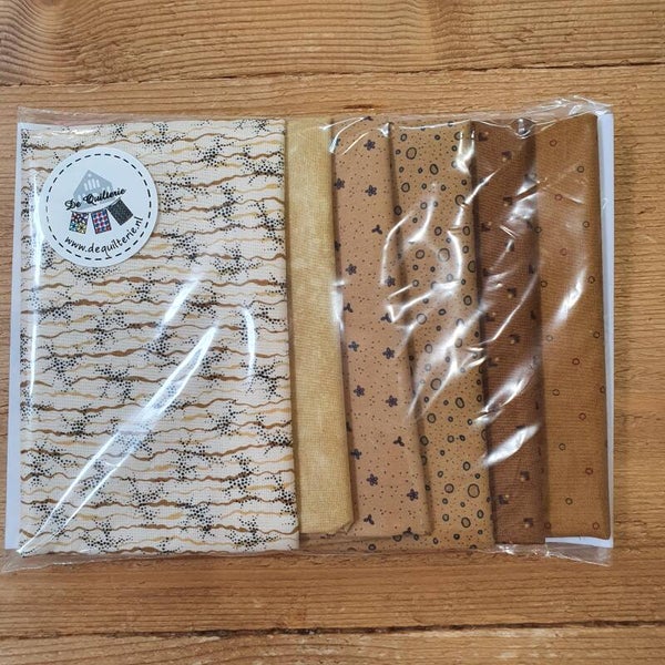 Pakket bruin/oker 6 maal F8 nr. 5