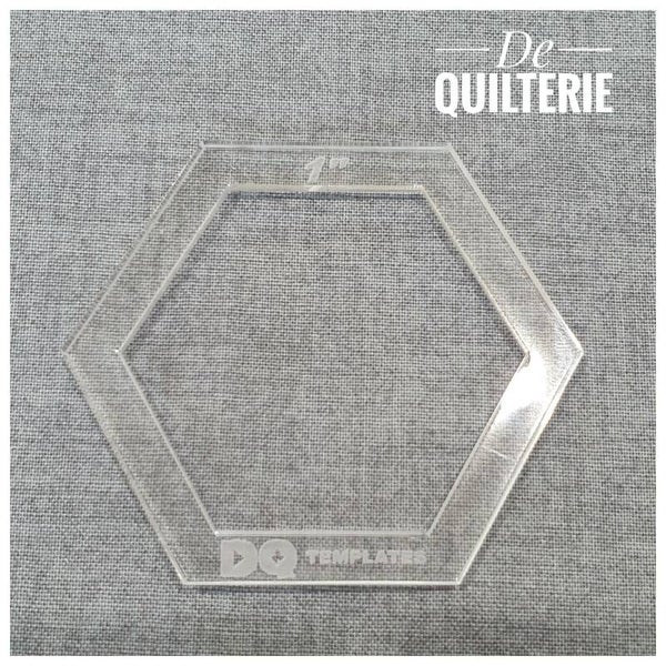Template hexagon 1 inch - DQ Templates