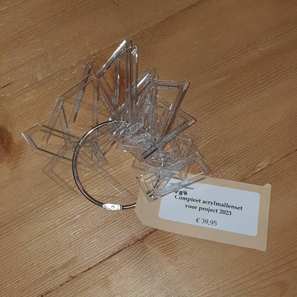 Acryl mallen set voor project 2023 " Dichtbij huis"