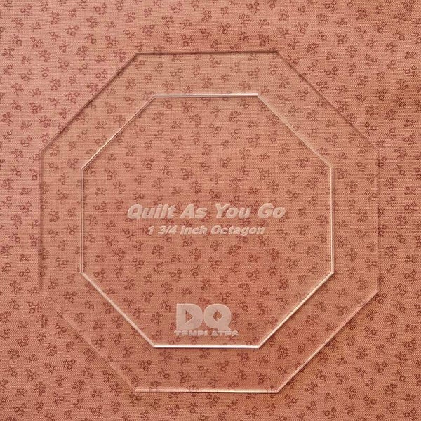 Quilt As You Go achthoek / octagon Template van DQ templates