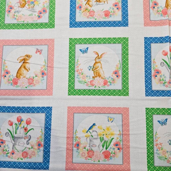 Panel Bunnies & Blossoms