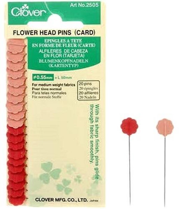 Flower head pins