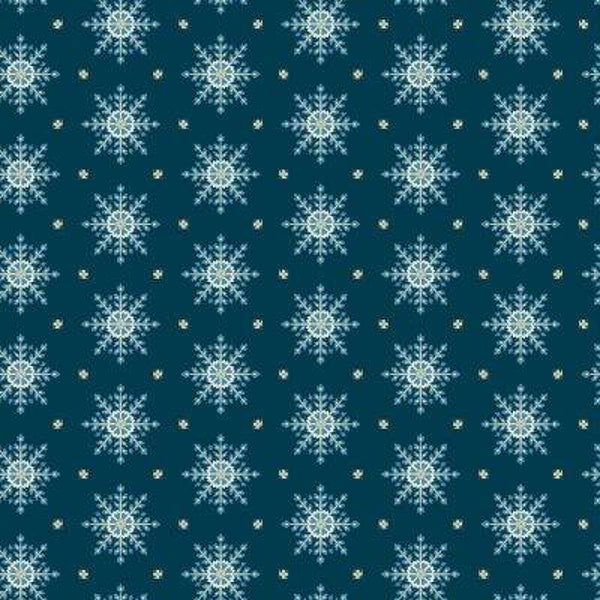 Q664 - stof crystal uniform - Blue Escape - Edyta Sitar