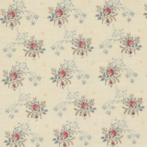 Q522 - stof pearl -  Fleur de Paris - French General by Moda