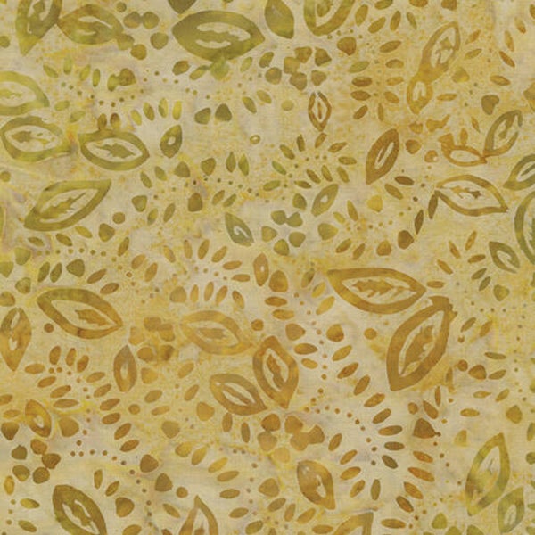 B158 - batikstof - leaves- Benartex