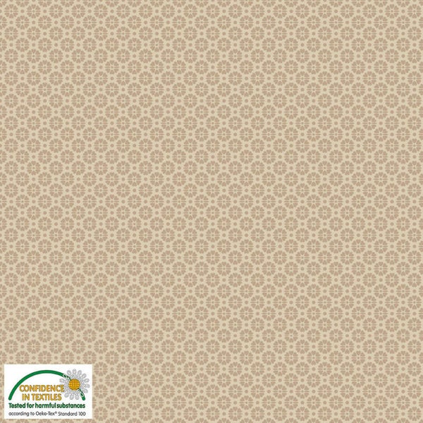 Q419 - stof beige motief