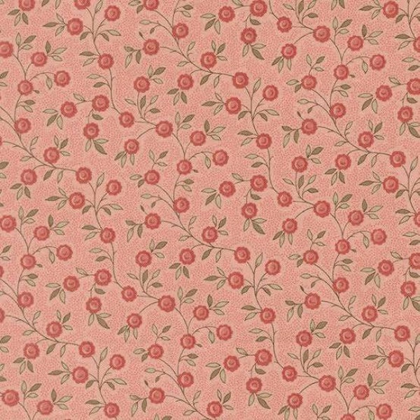 Q204 - stof pale rose  -  Fleur de Paris - French General by Moda