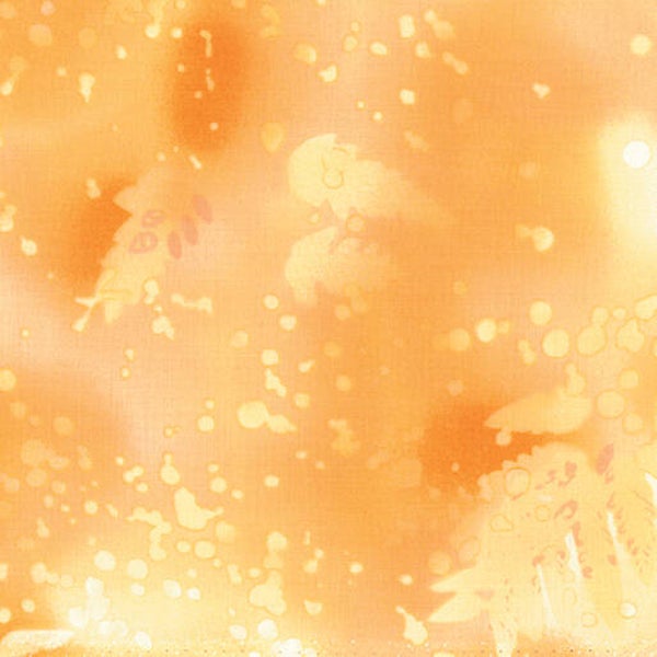 Q604 - stof Fossil Fern Goldenrod  - Benartex