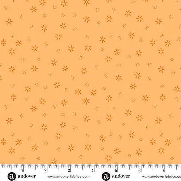 Q798 - stof flakes orange - Plain and Simple by Makower