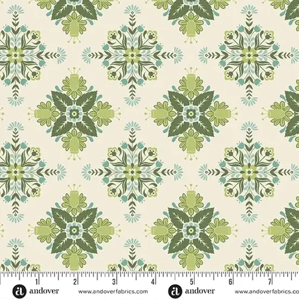 Q499 - stof nordica buttermilk- Nordic Summer - by Andover