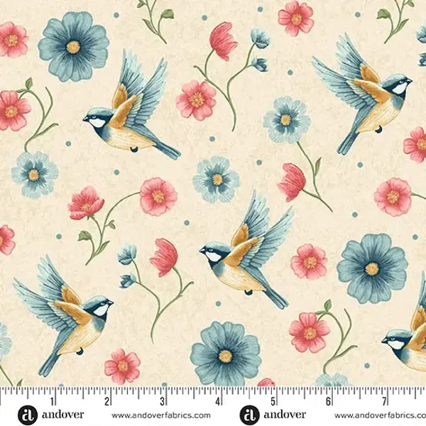 Q390 - stof sparrow falls ivory