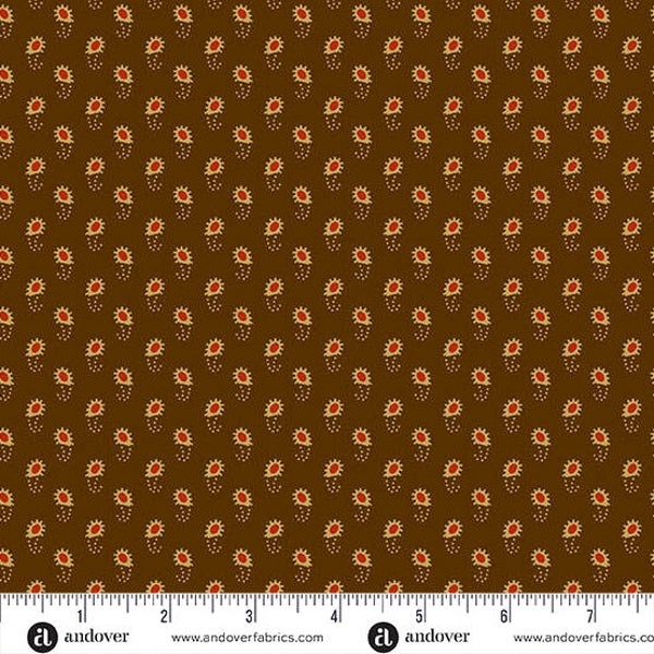 Q53 - stof Coriander Paisley -  Spice Market by Jo Morton