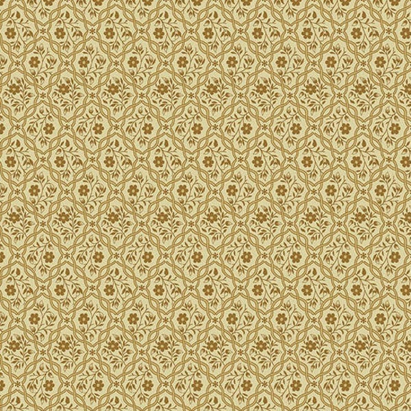 Q185 - stof clay  - floral mosaic - Aok Alley - Di Ford- Hall