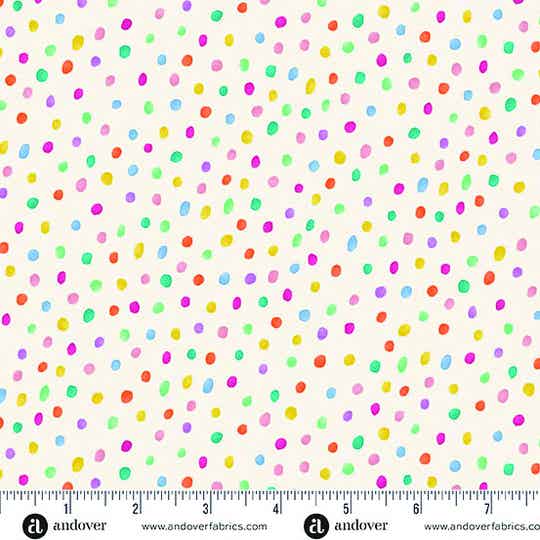 Q222 - stof  multi spot - Hello Spring- Makower