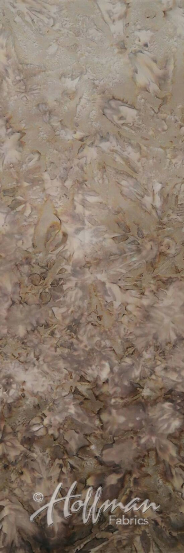 B135 - batikstof verloooptint gravel - Hoffman